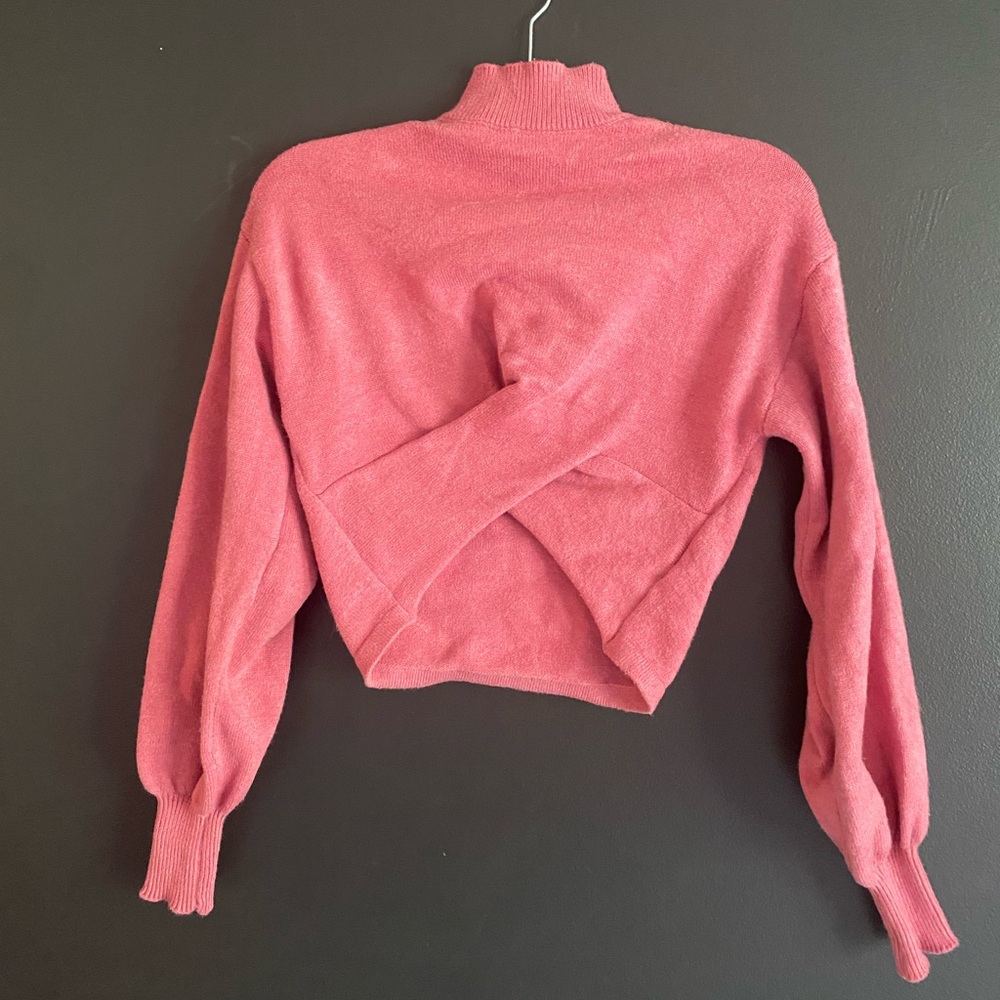 Forever 21 Pink Cowl Neck Sweater